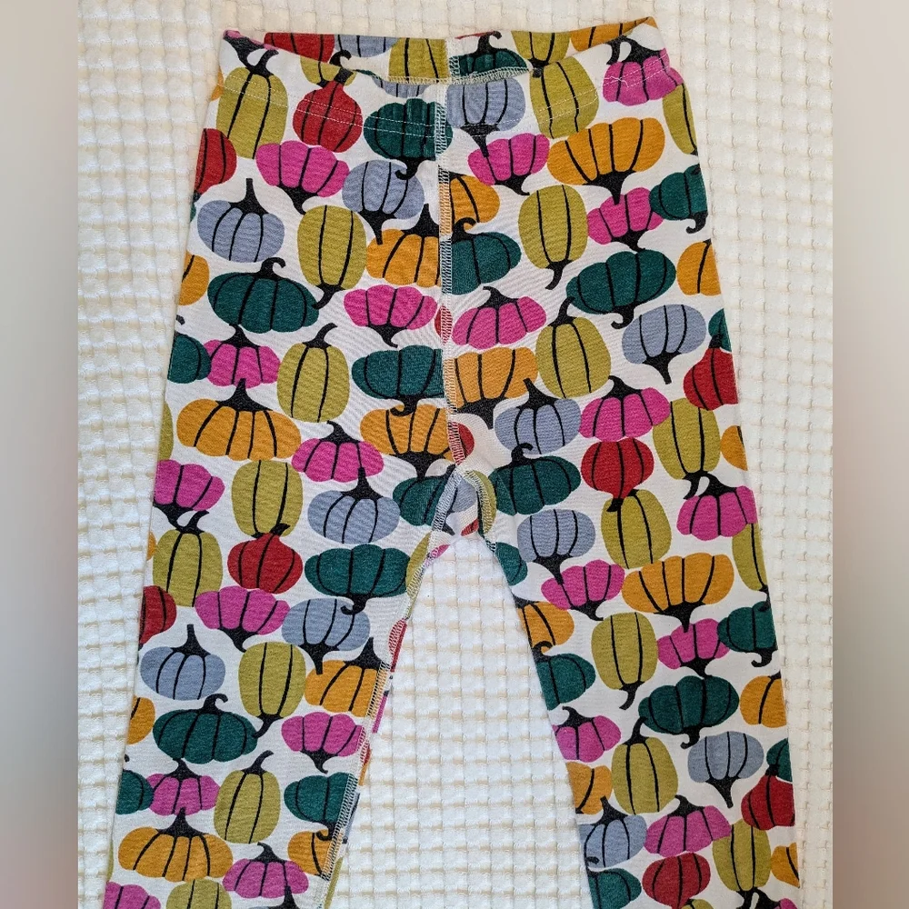 Hanna Andersson Pumpkin Patterned Organic Cotton Halloween Pajama Pants Size 8